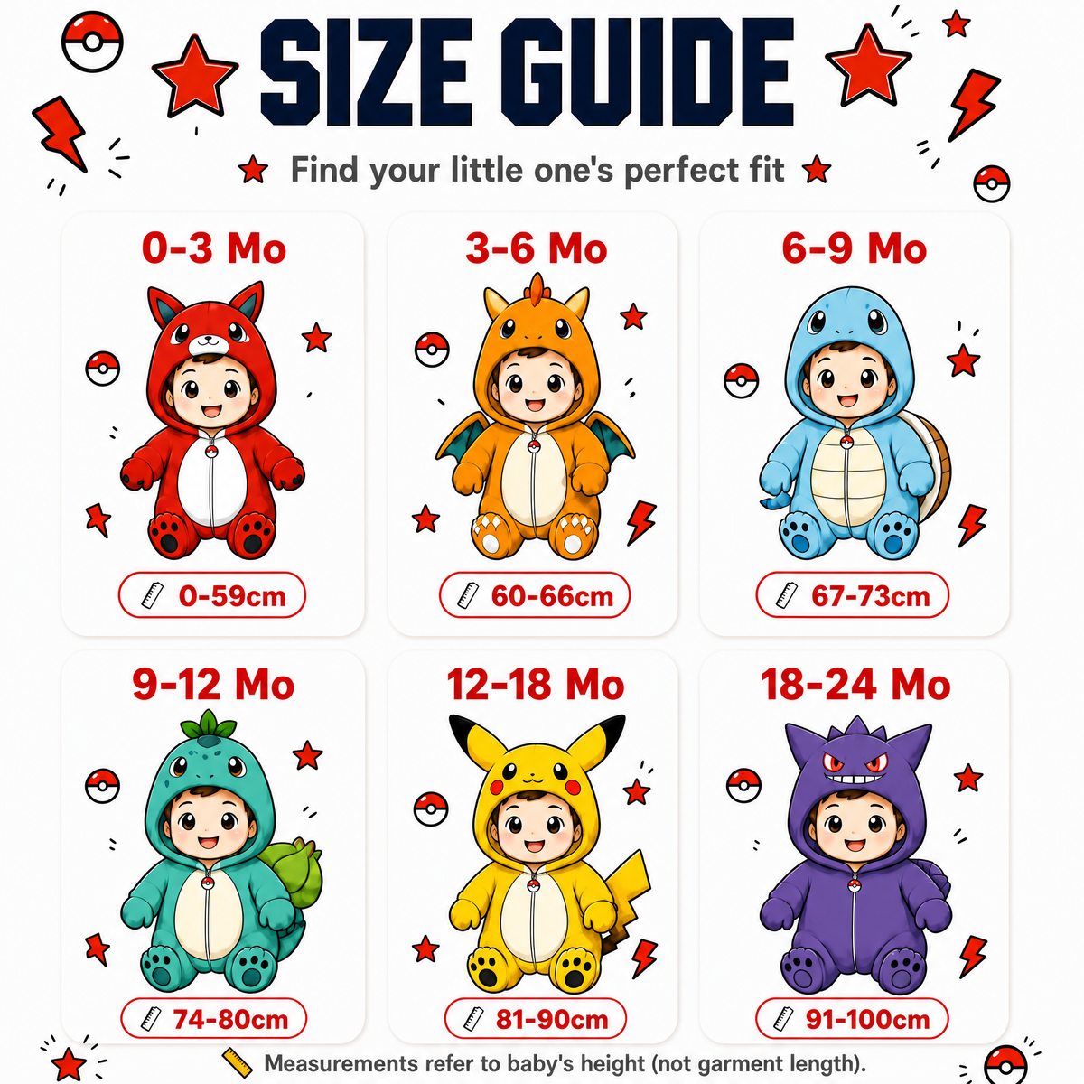 Poke Baby Onesies